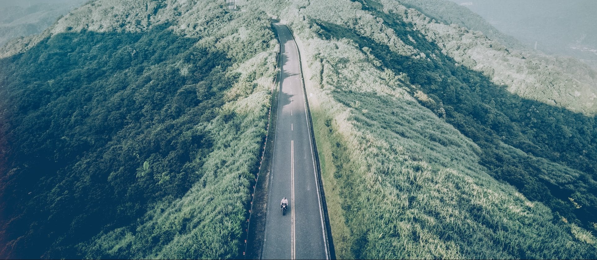 traveling by motorcycle