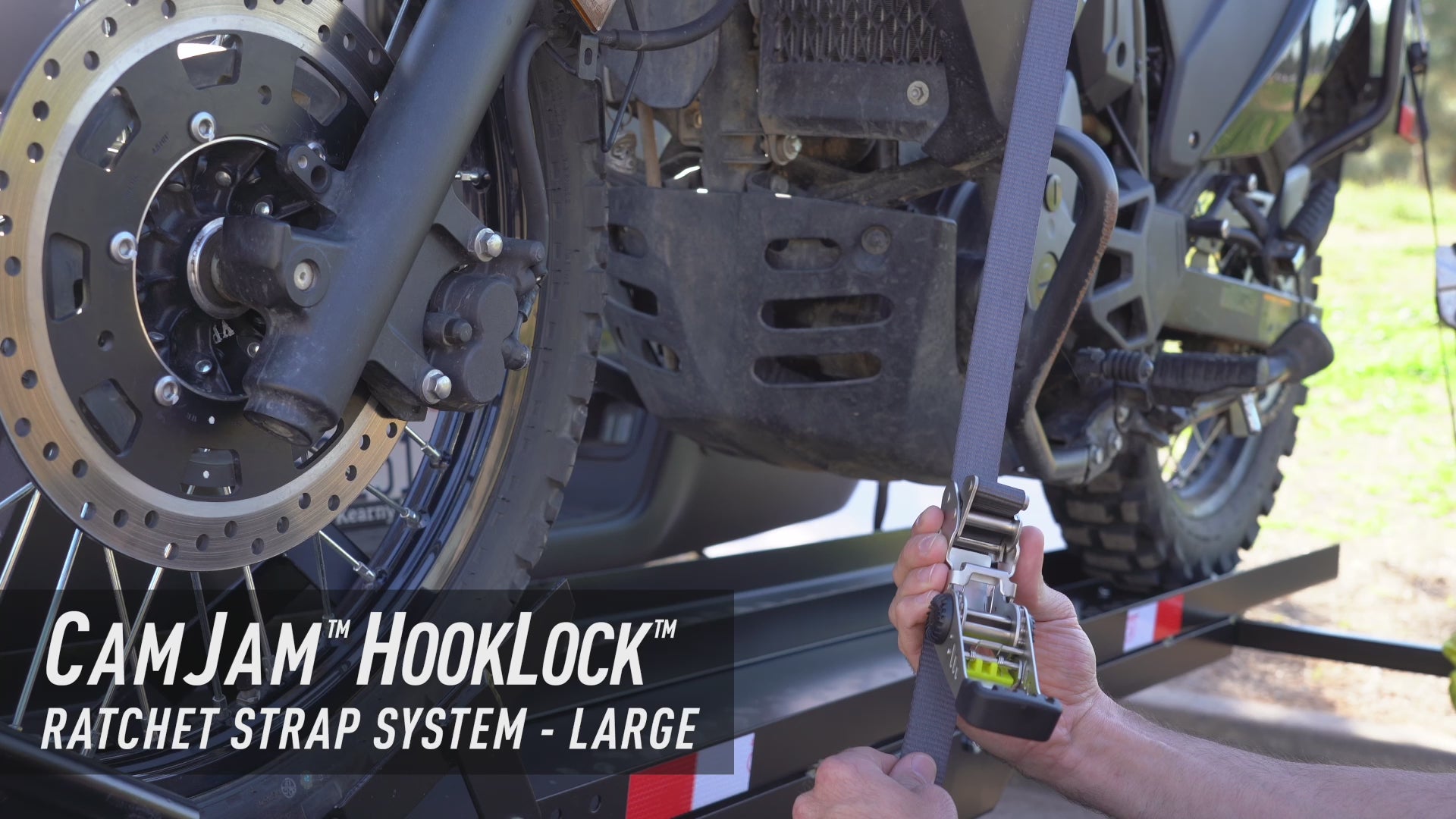 CamJam™ HookLock™ Ratchet Strap System with Eyelets