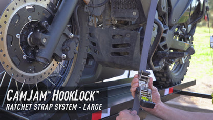 CamJam™ HookLock™ Ratchet Strap System